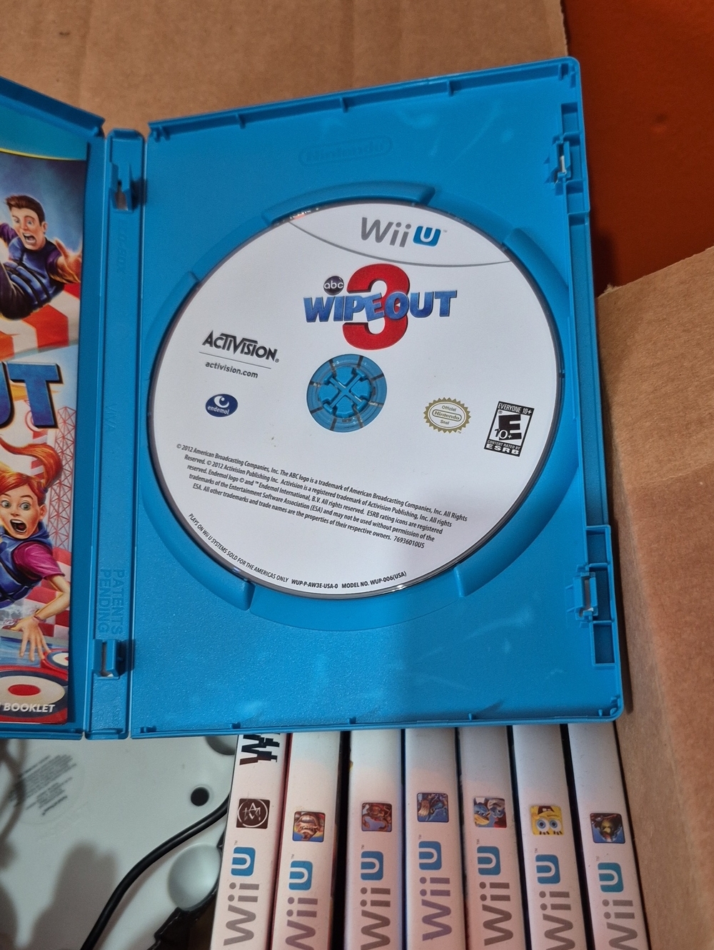 Nintendo Wii U Wipeout 3 (Blue) - Activision Disc in Blue Case